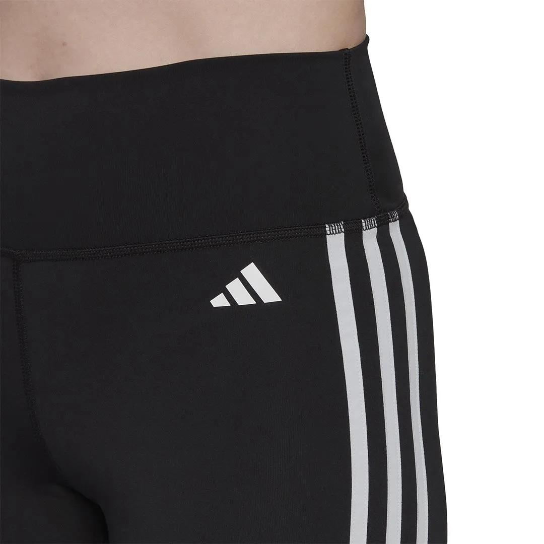 adidas - Women's Training Essentials 3 Stripes High Waisted Short Tights (HK9964)