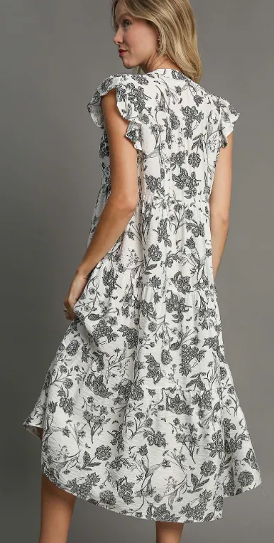 Admire Your Efforts Midi Dress