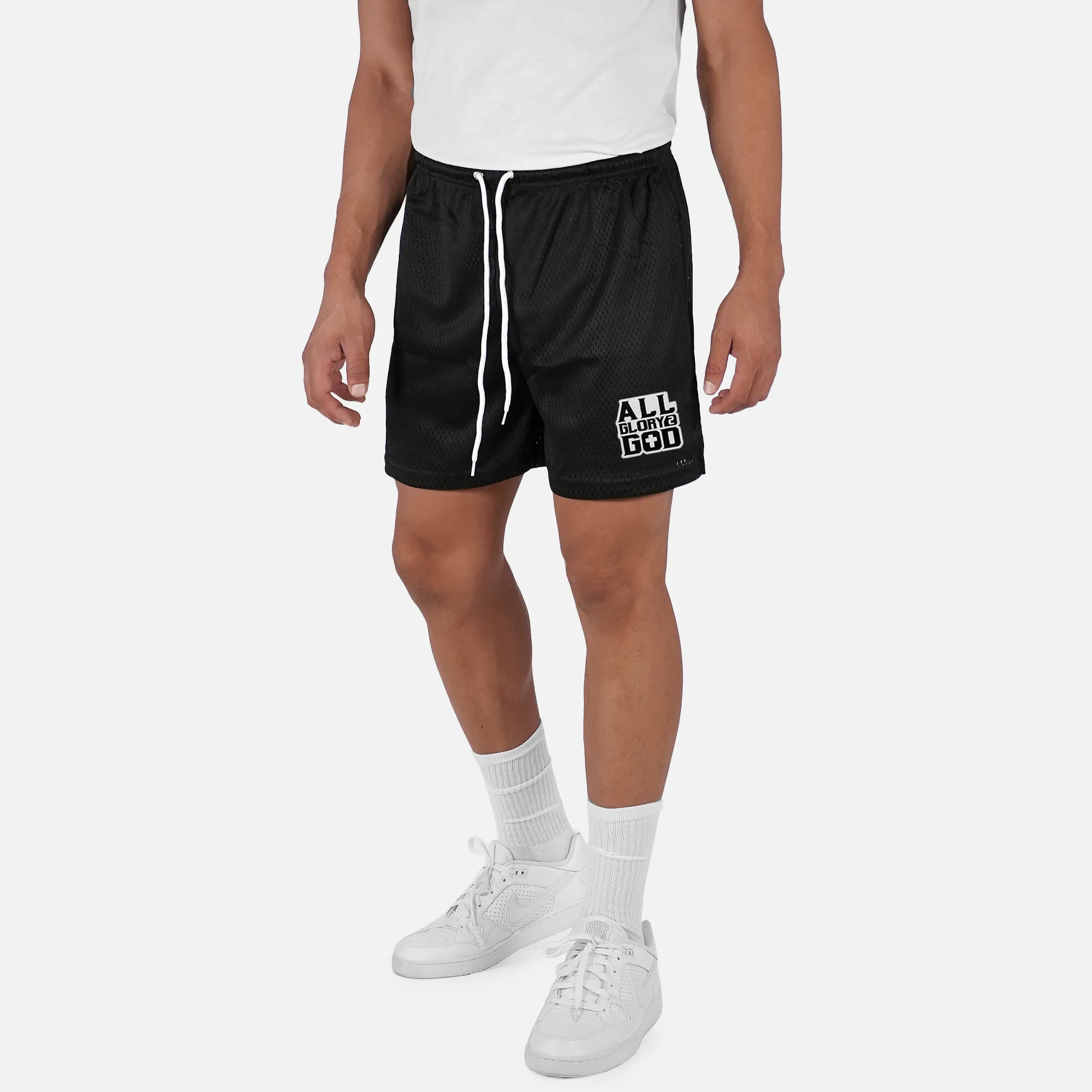 All Glory 2 God Patch Shorts - 7"