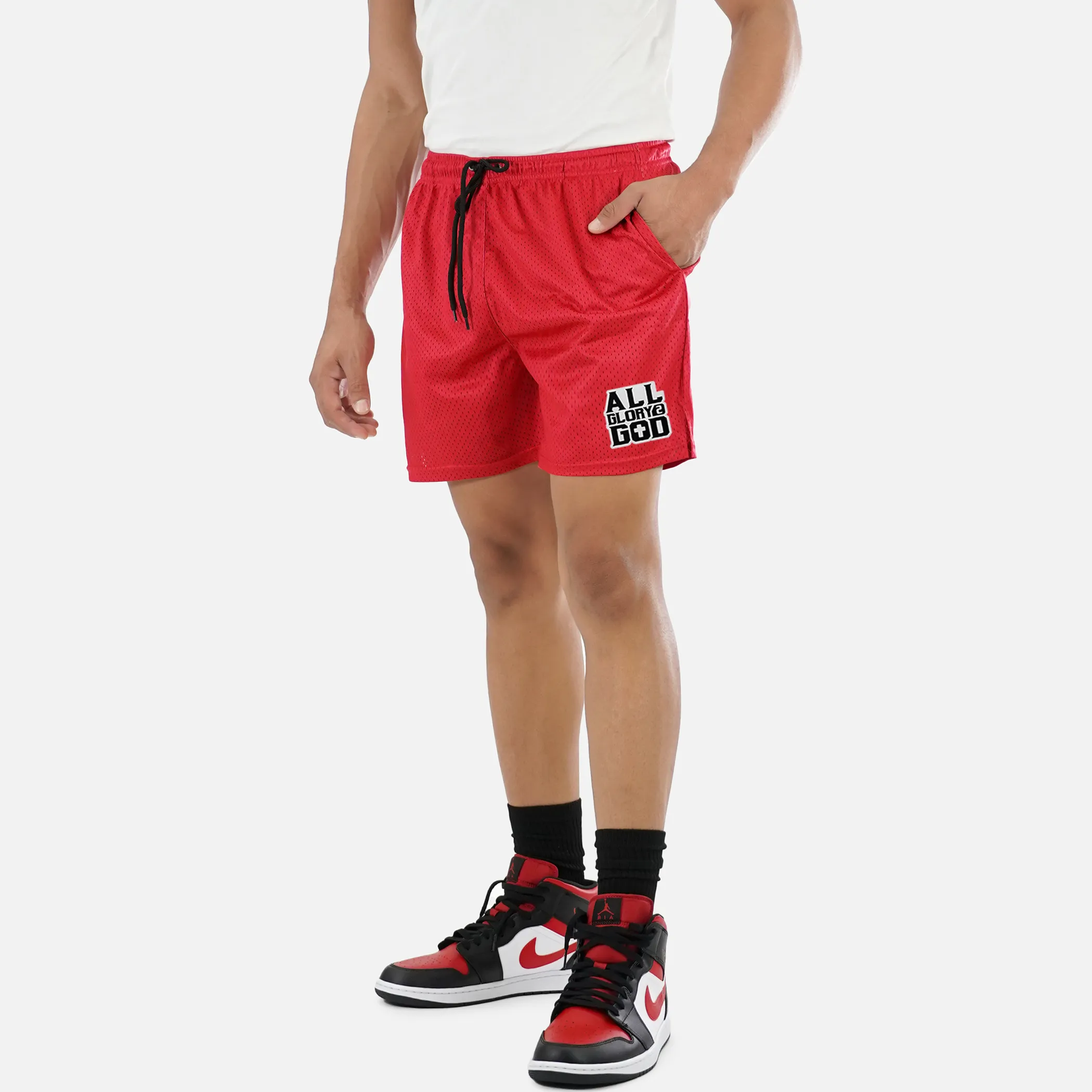 All Glory 2 God Patch Shorts - 7"