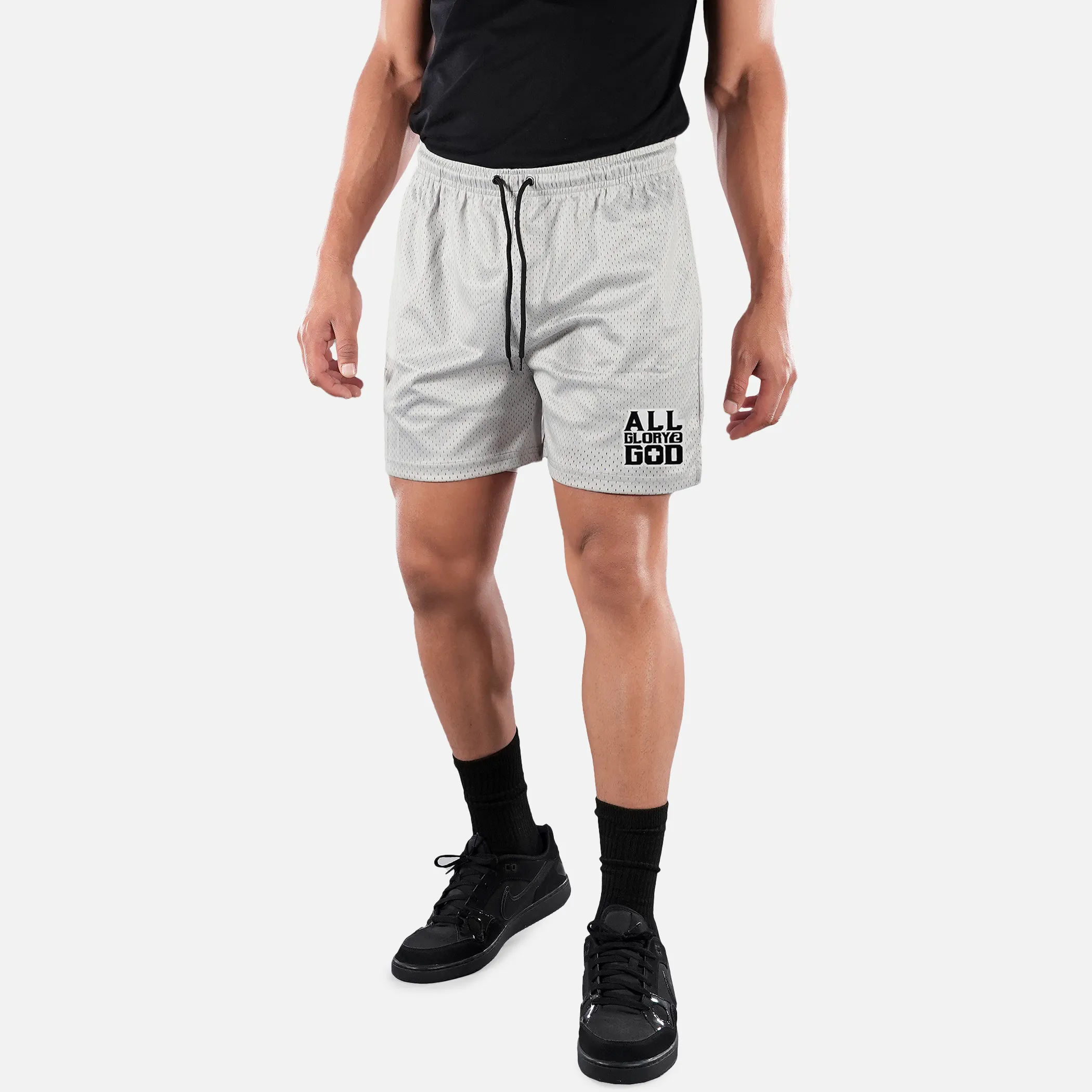 All Glory 2 God Patch Shorts - 7"