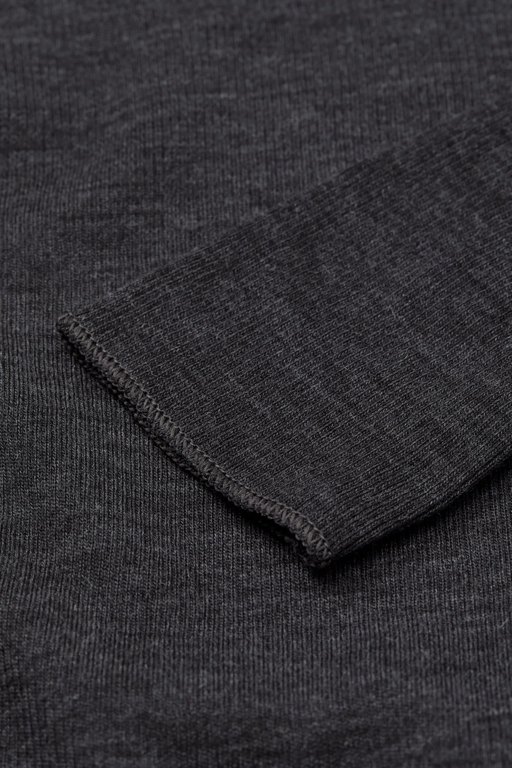 Amy Blouse - Dark Grey Melange