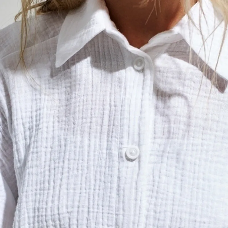 Casual and Loose Summer Chic Long Sleeve Blouse