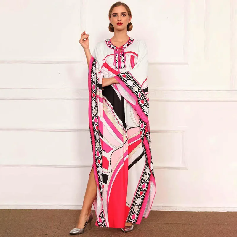 Cerise and love Maxi dress