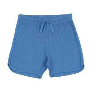 Cobalt Blue Ribbed Dolphin Shorts