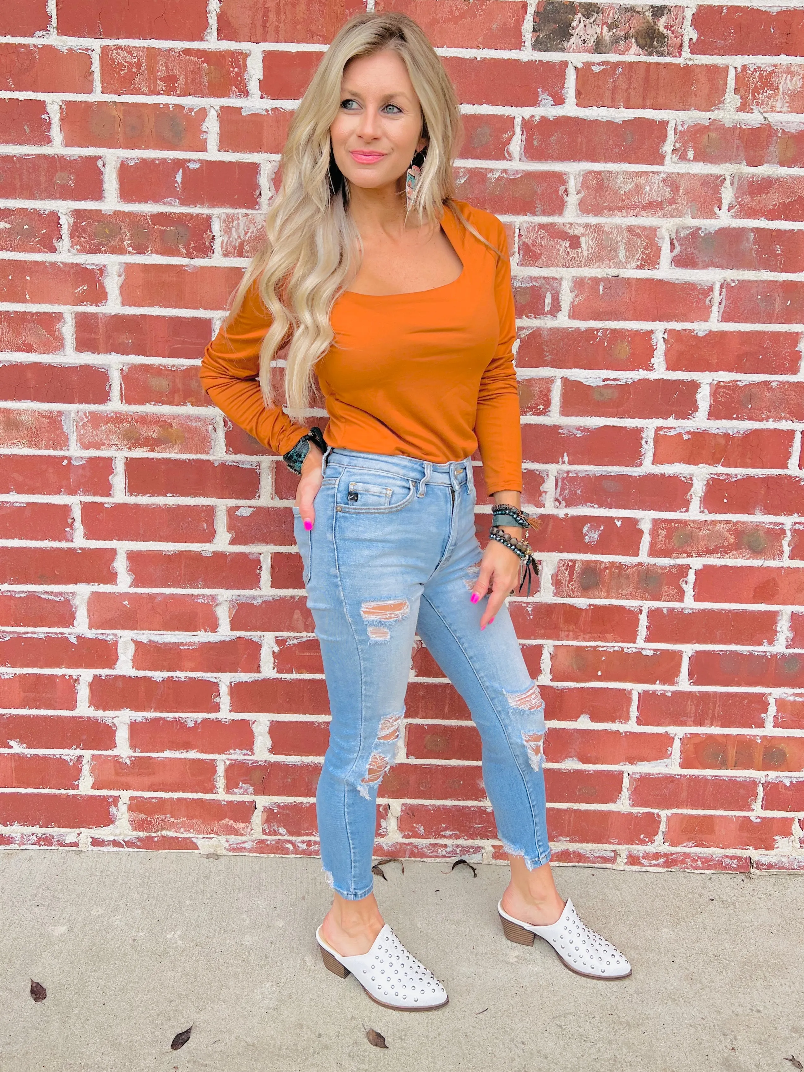 Cognac Soft & Chic Bodysuit
