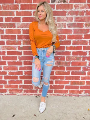 Cognac Soft & Chic Bodysuit