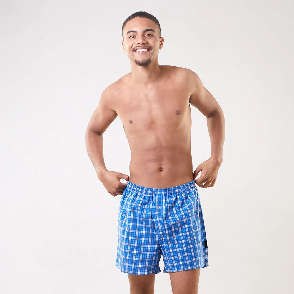 Comfy lounge Seaside Blue checks