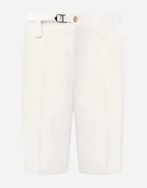 Cotton Stretch Bermuda Denim Shorts
