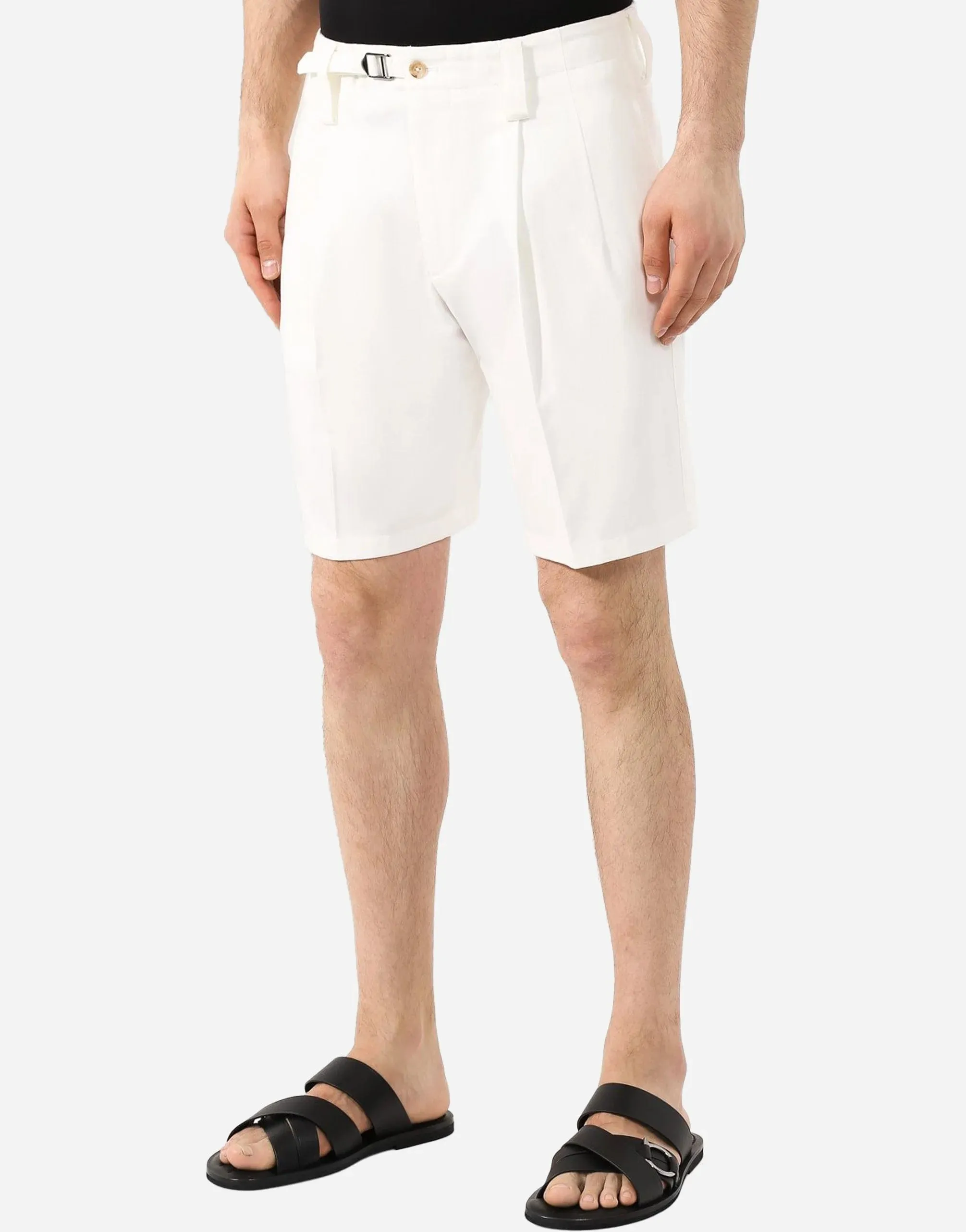 Cotton Stretch Bermuda Denim Shorts