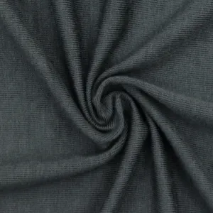 Dark Stone Gray Solid Stretch Jersey Knit Fabric