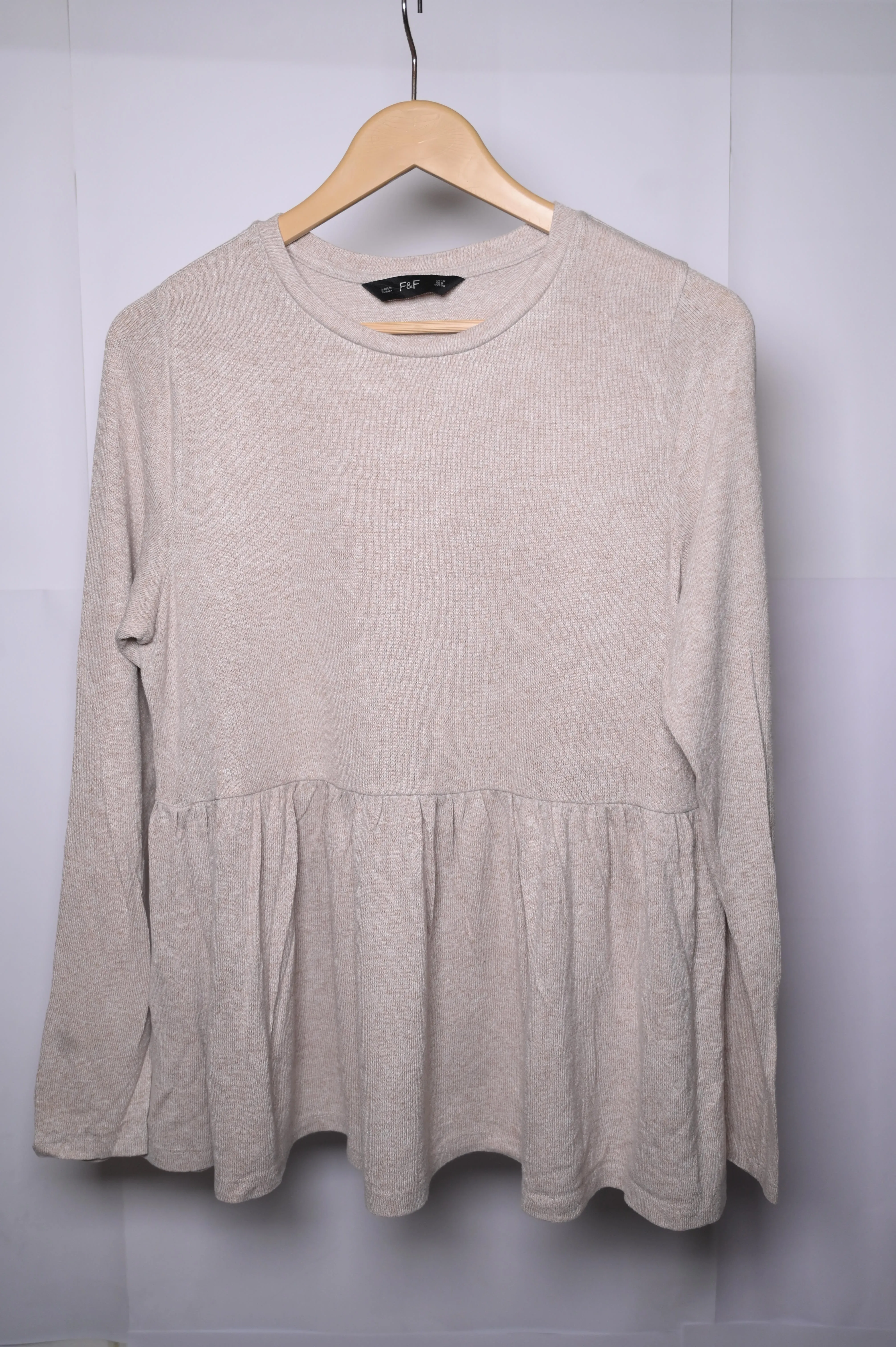 F&F Grey Winter Blouse
