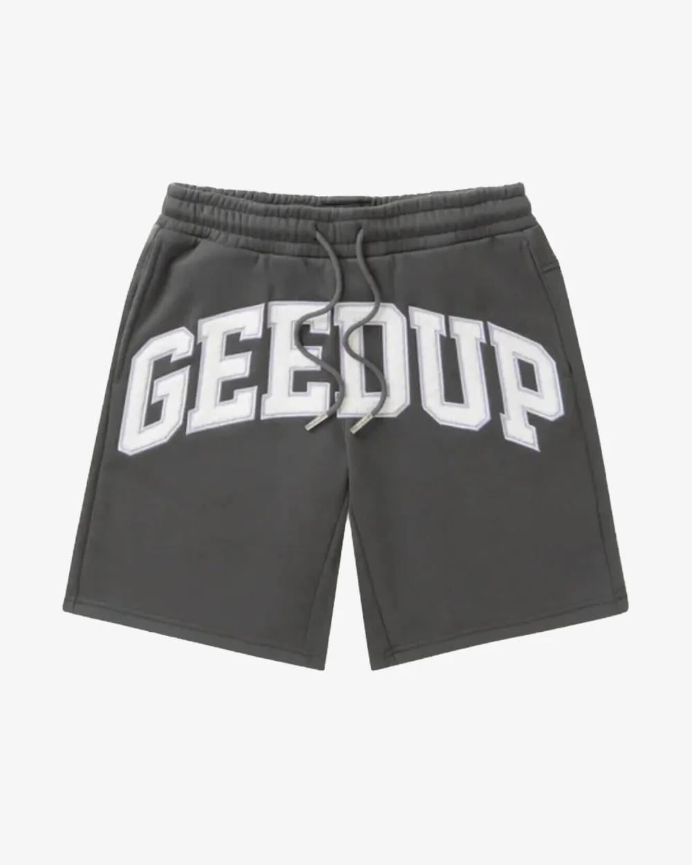 GEEDUP TEAM LOGO SHORTS ASPHALT GREY