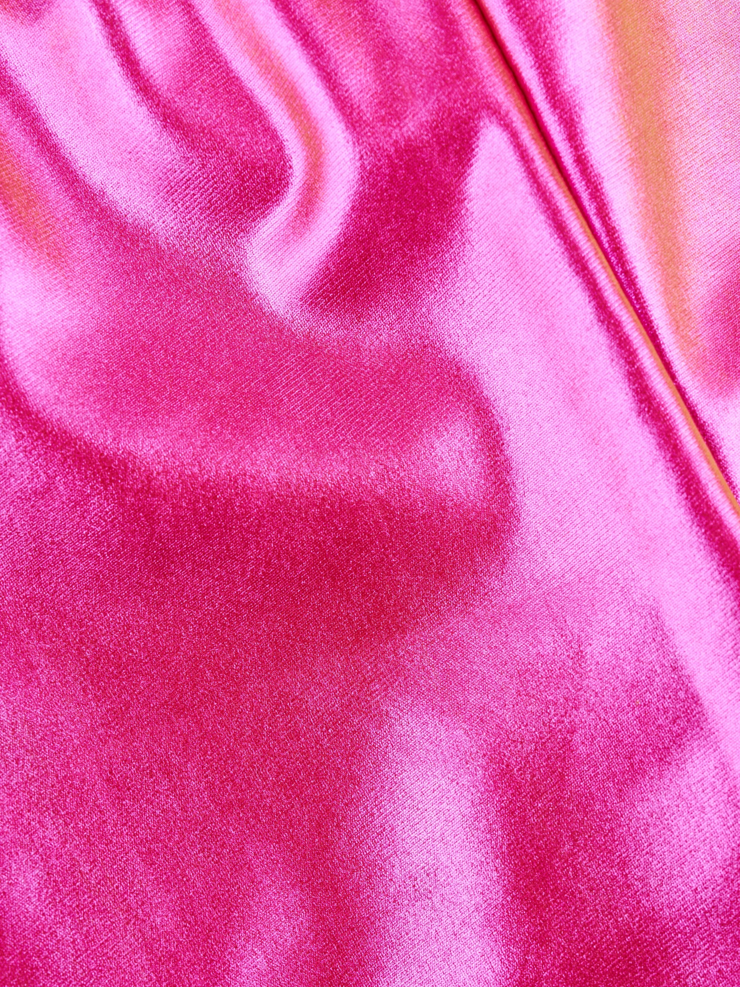 Hot Pink Holographic Long Biker Shorts