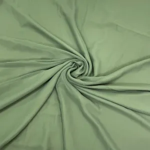 Hunter Green Solid Georgette Fabric