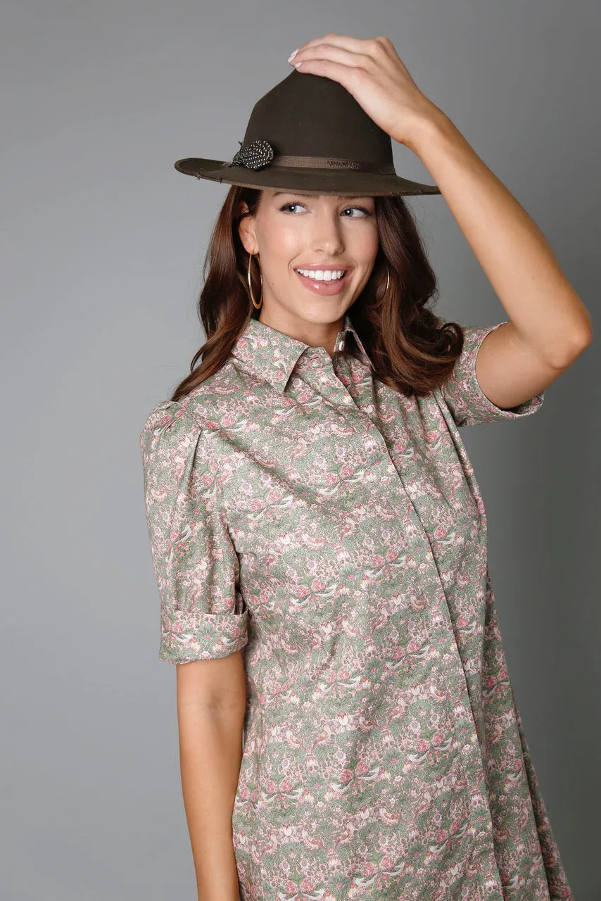 Long Tracy Strawberry Dress