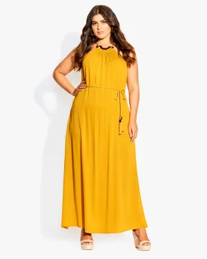 Maggie Halter Maxi Dress | Yellow