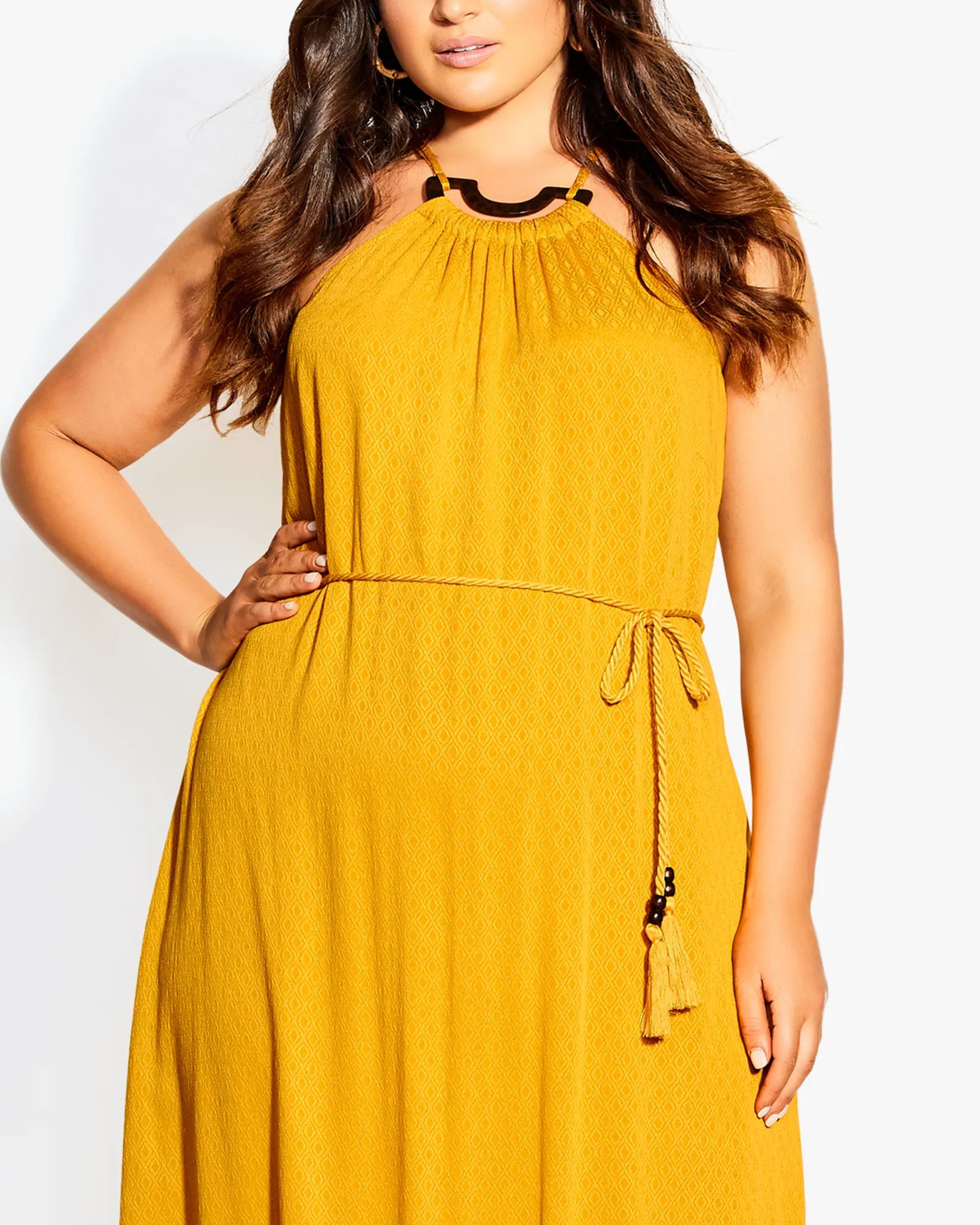 Maggie Halter Maxi Dress | Yellow