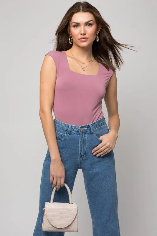 Megan Square Neck Bodysuit