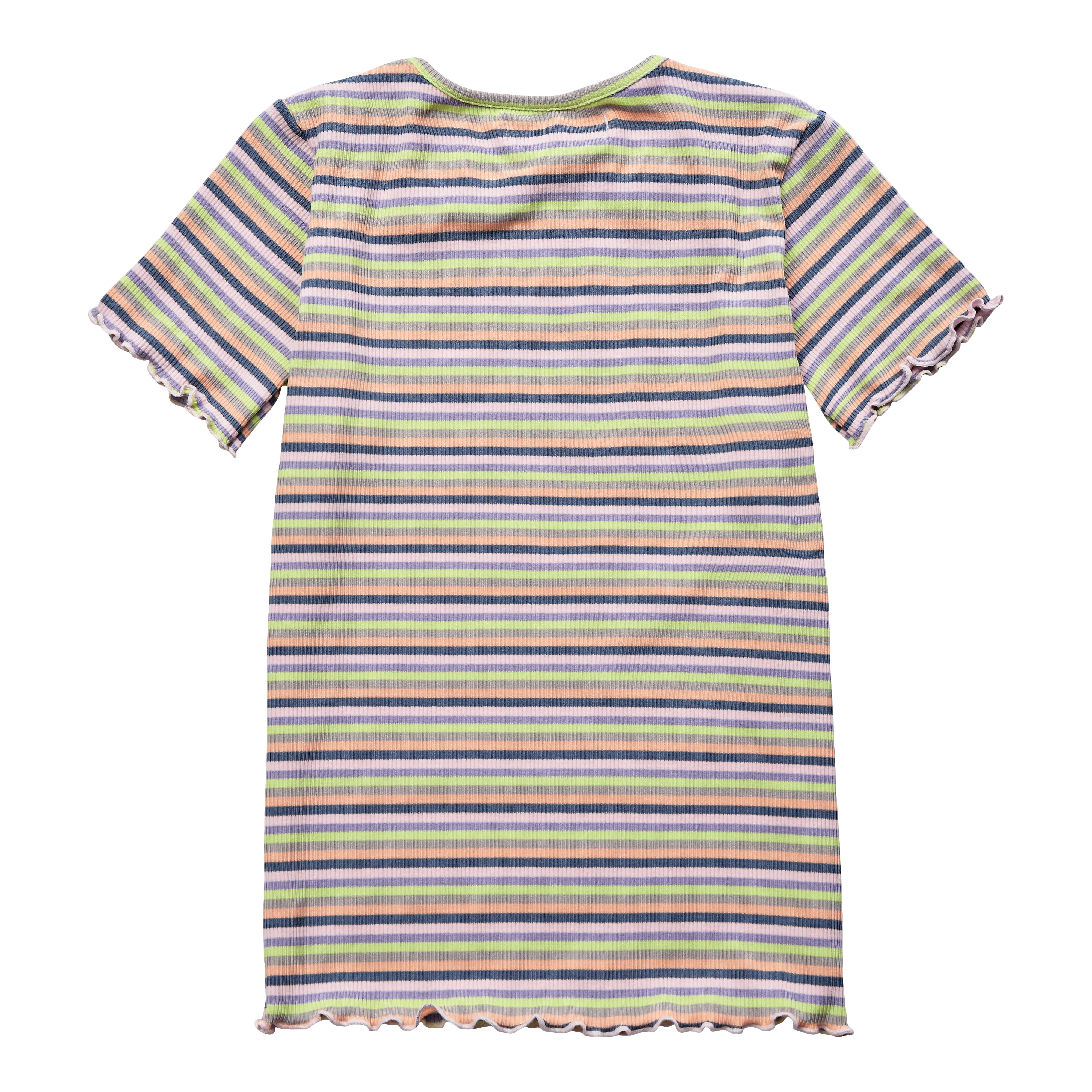 NATALIA-SS-BLOUSE-KIDS - MULTI GREY STRIPE