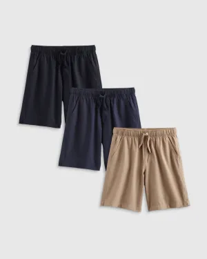 Performance Tech Active Shorts 3-Pack
