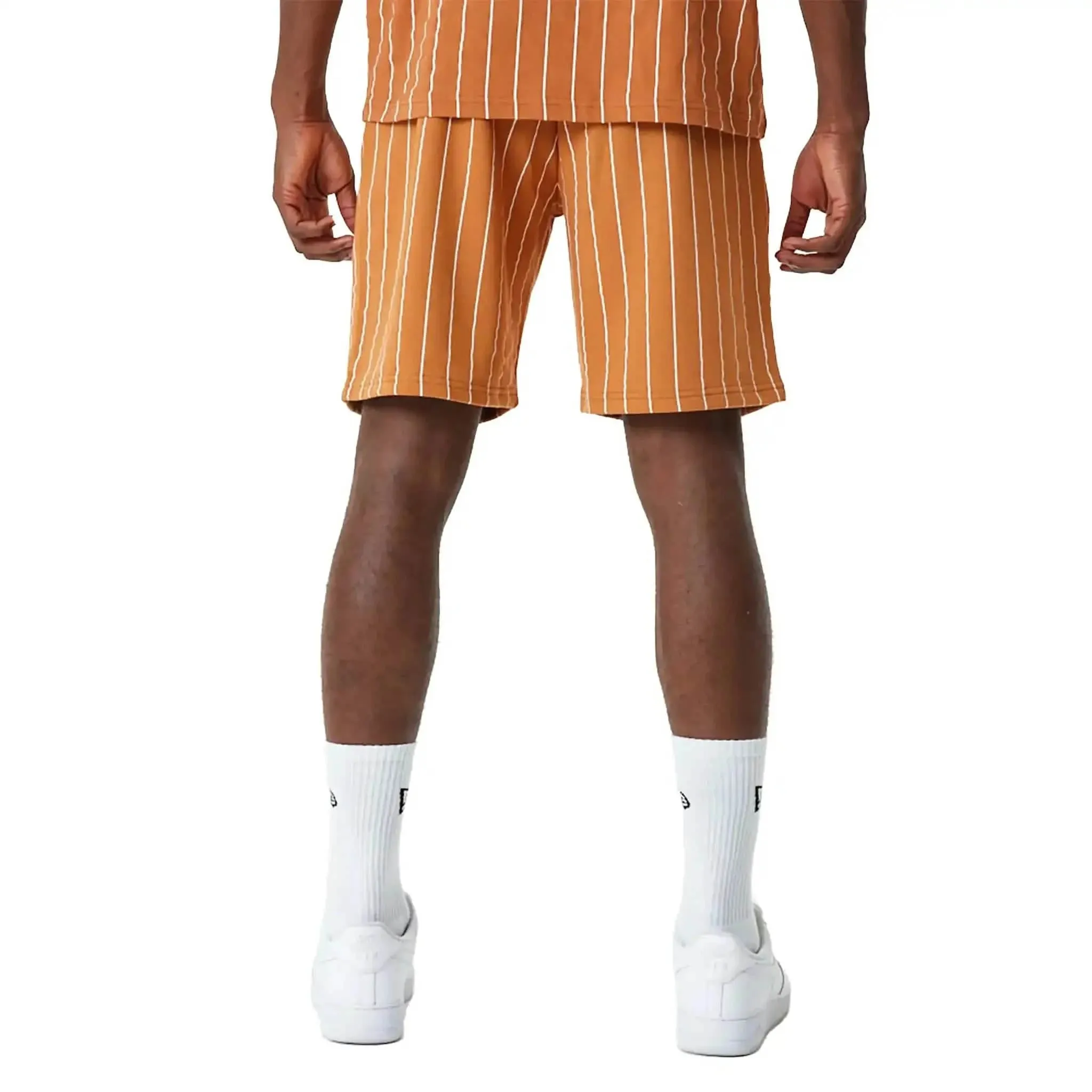 Pinstripe Shorts Orange