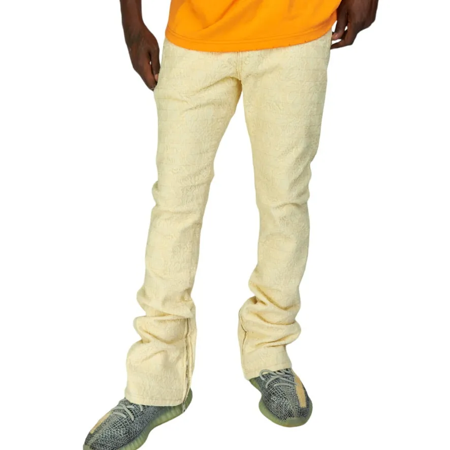 POLITICS: Baldwin Applique Stacked Denim