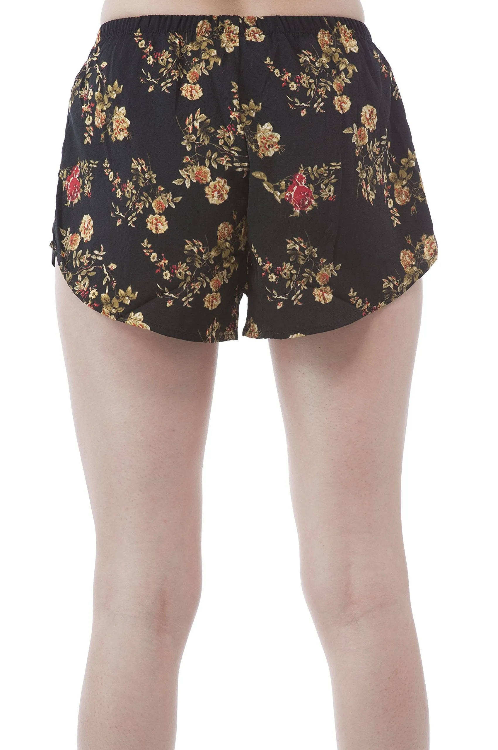 Printed soft woven short shorts pants
