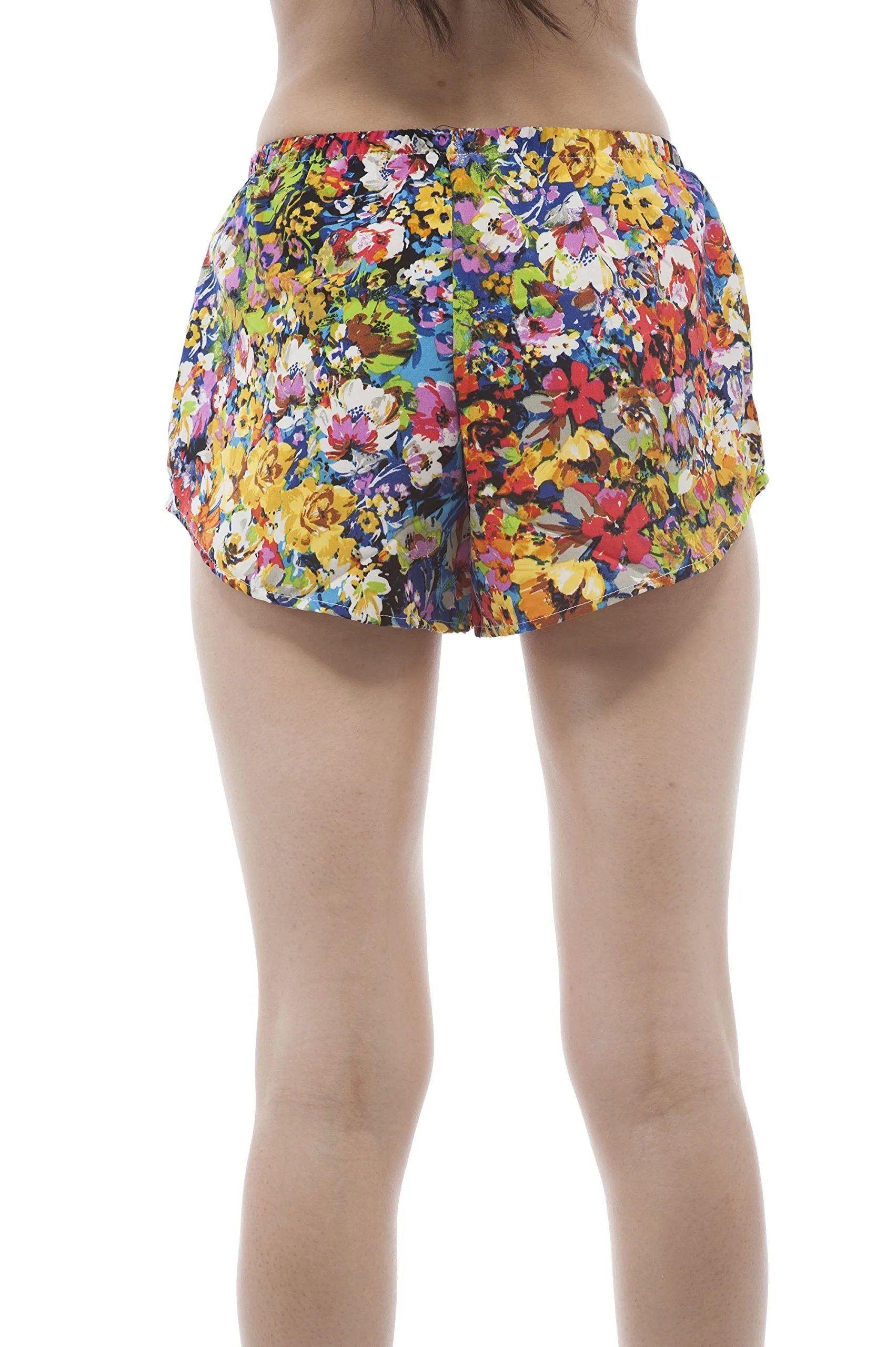 Printed soft woven short shorts pants