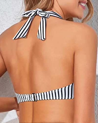 Push Up Halter Bikini Top Women's Swimsuit Top Only