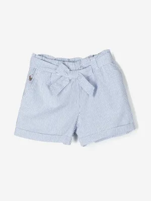 Ralph Lauren Girls and White Stripe Shorts