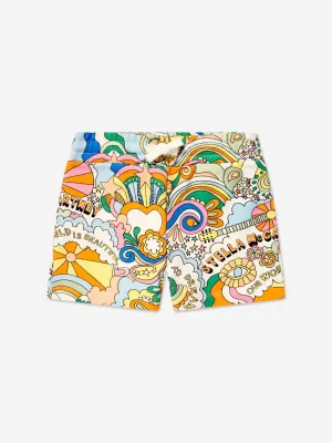 Stella McCartney Girls Jersey Shorts in Multicolour