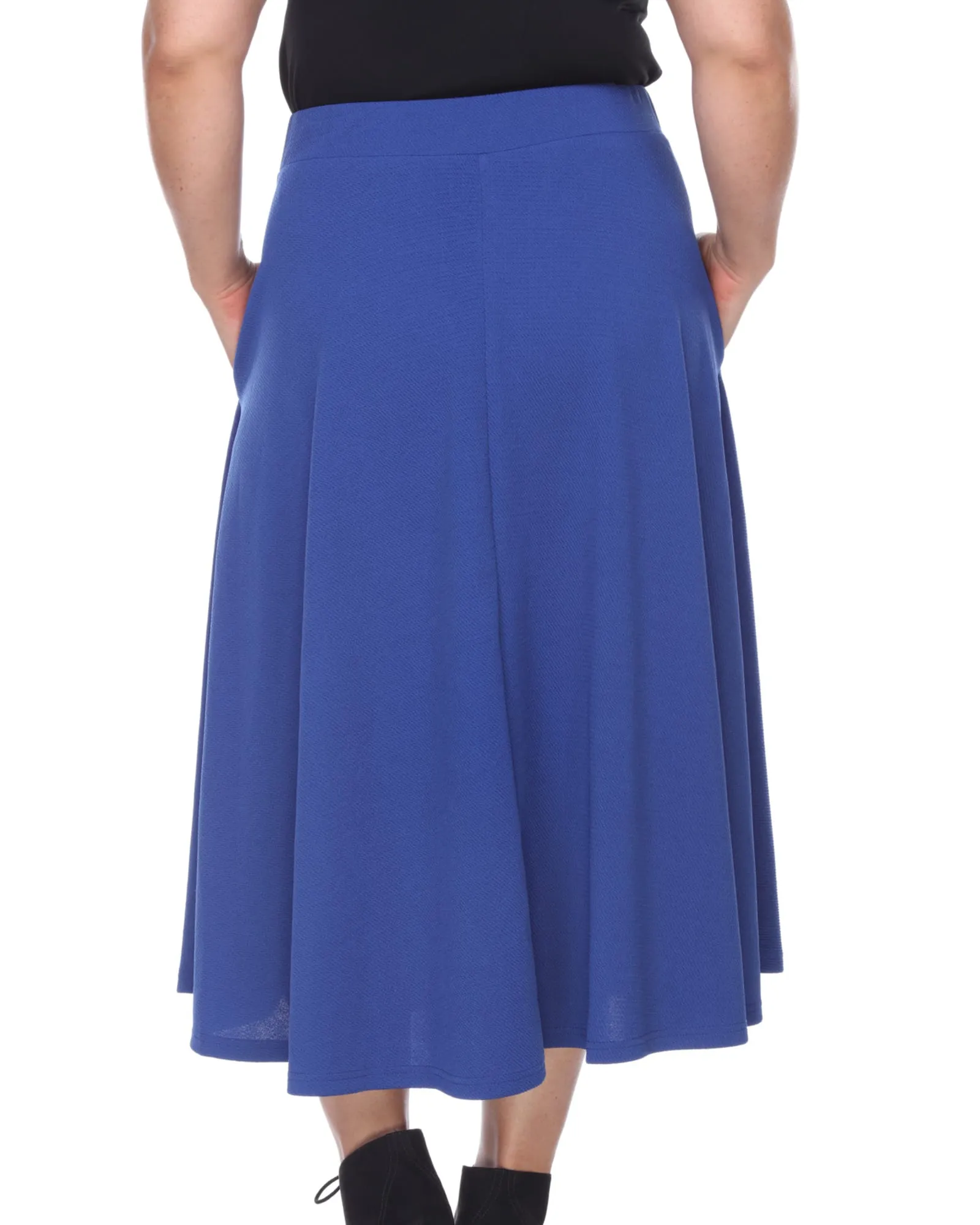 Tasmin Flare Midi Skirt | Royal