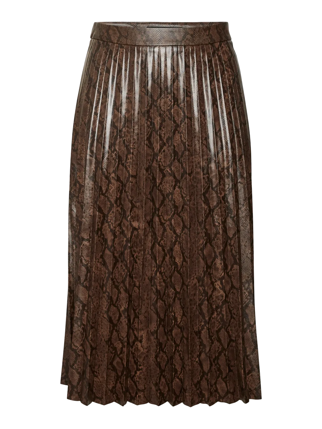 VMCNITA HW PLISSE PL SNAKE SKIRT CUR