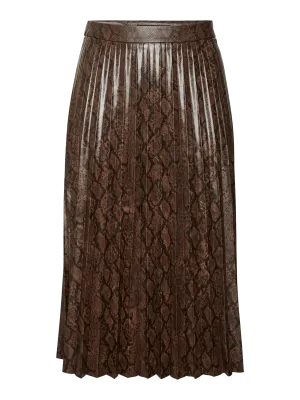 VMCNITA HW PLISSE PL SNAKE SKIRT CUR