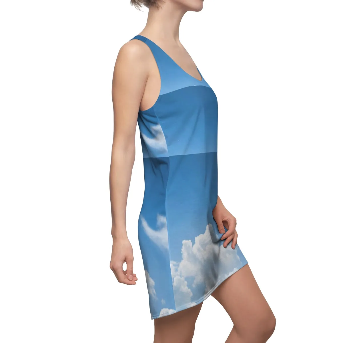 Women's Cut & Sew Racerback Dress Cloud